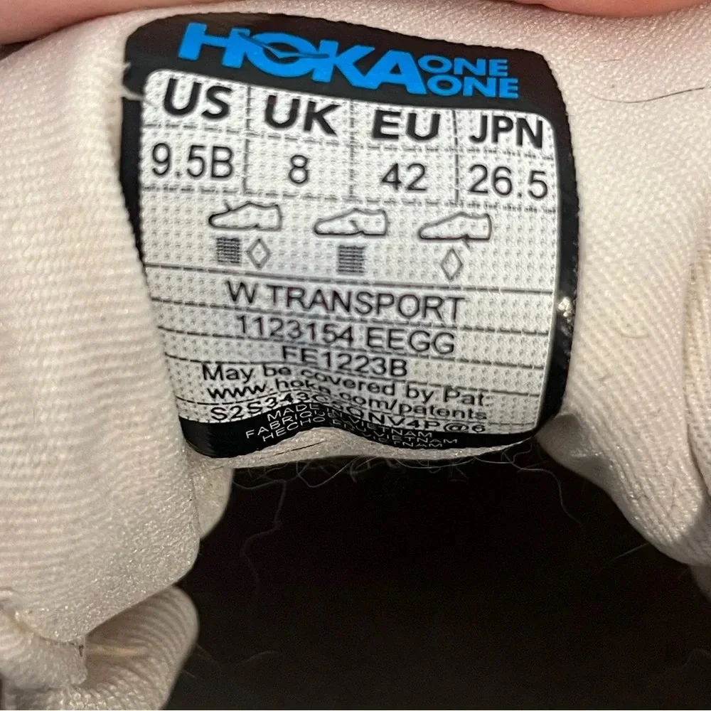 HOKA one one W transport Womens running shoe sneaker size‎ 9.5b